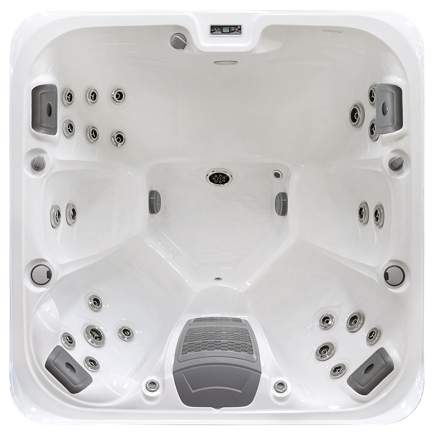 Hot tub thermal interior